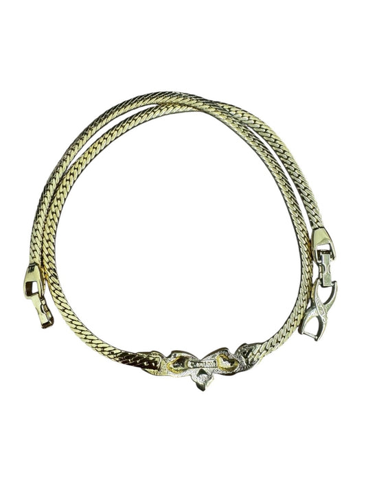 【NINA RICCI】ニナリッチ ブレスレット ゴールド ラインストーン アクセサリー