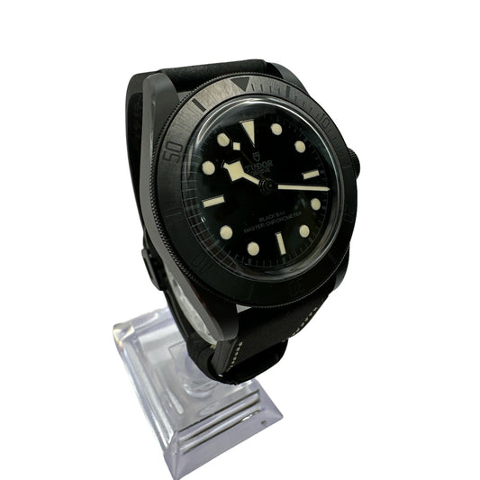チューダー ブラックベイ ブラックセラミック 79210CNU ブラック 41mm 自動巻き 腕時計 箱 ギャラ 替えベルト