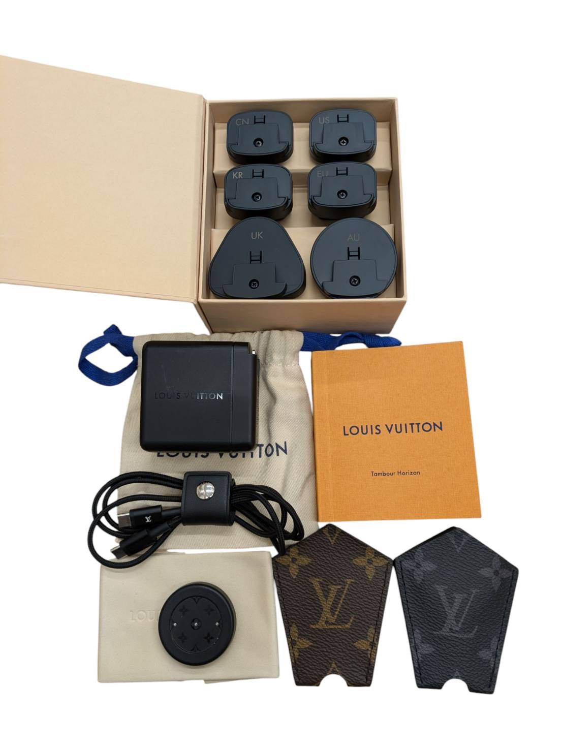 【LOUIS VUITTON】ルイヴィトン『タンブール ホライゾン ライトアップマットブラウン』QAD0 メンズ スマートウォッチ