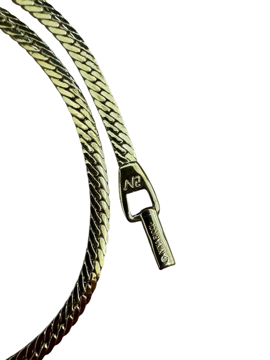 【NINA RICCI】ニナリッチ　ブレスレット　ゴールド　ラインストーン　アクセサリー