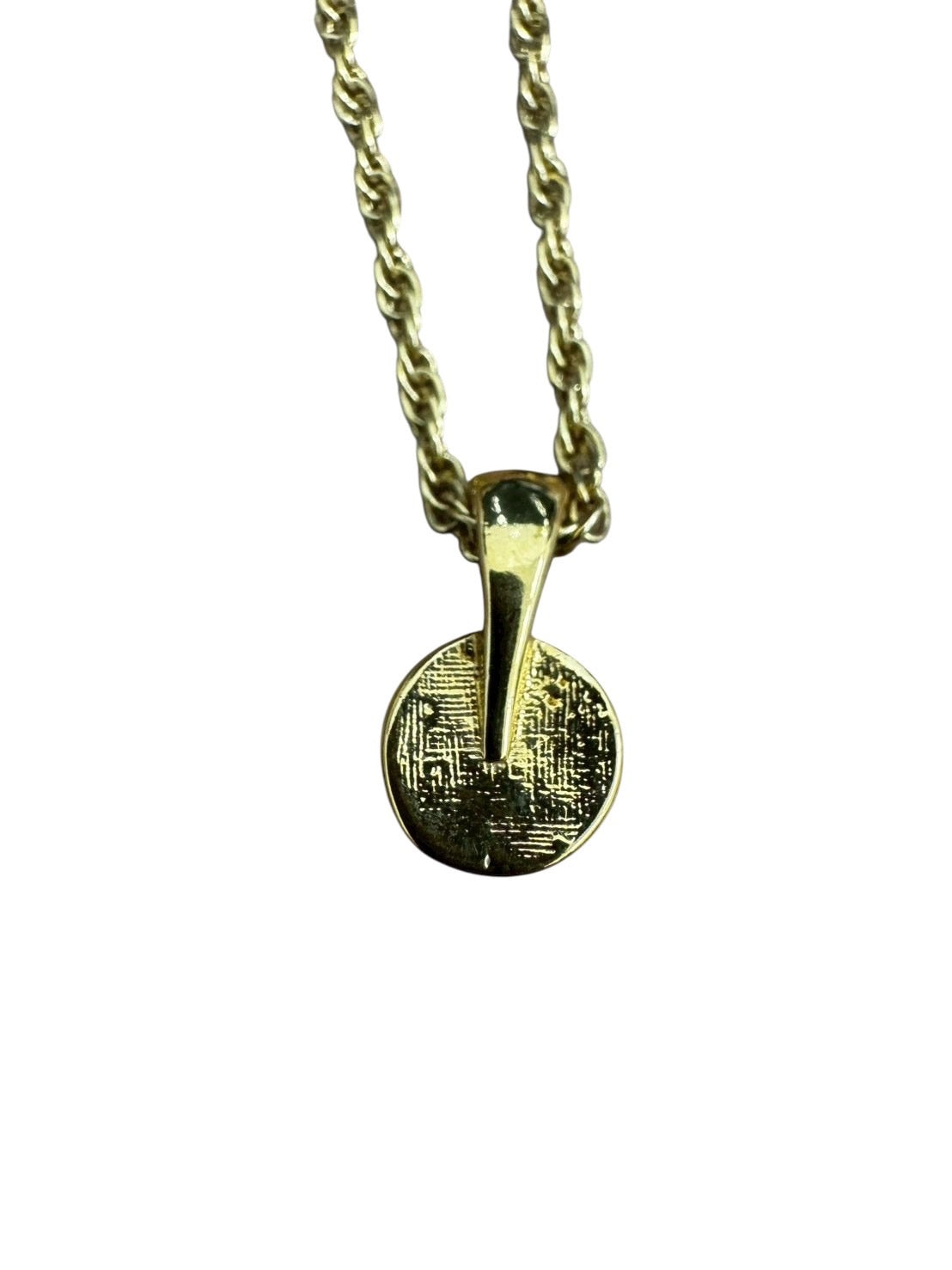 ニナリッチ　NINA RICCI　ネックレス　ラインストーン　ロゴ　ゴールド　アクセサリー